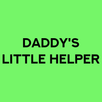 Daddy's Little Helper Kids Hi-Vis Vest Design