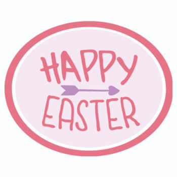 Happy Easter with Arrow Design
