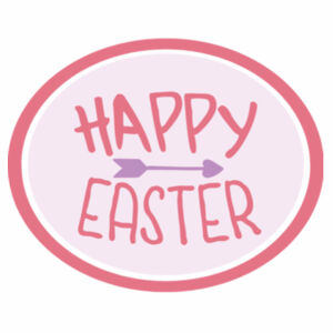 Happy Easter with Arrow Design