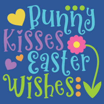 Bunny Kisses Easter Wishes Design