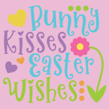 Bunny Kisses Easter Wishes Design