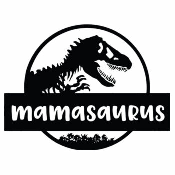 Mamasaurus Dinosaur Tee Design