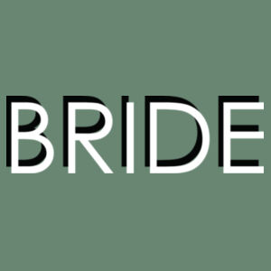 Customisable Bride Block Text Design Design