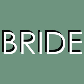 Customisable Bride Block Text Design Design