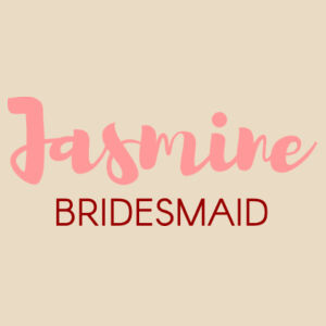 Customisable Bridesmaid / Hens / Bachelorette Tote Bags Design
