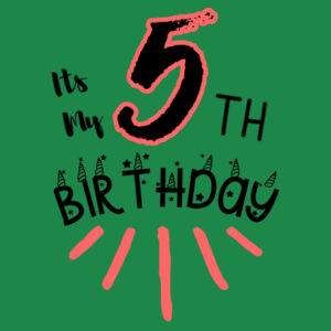 Custom Birthday Tee - It's My XX Birthday Design