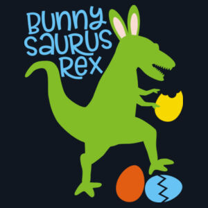 Custom - Easter Tee - Bunny Saurus Rex Design