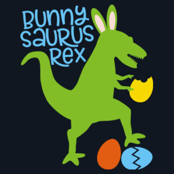 Custom - Easter Tee - Bunny Saurus Rex Design