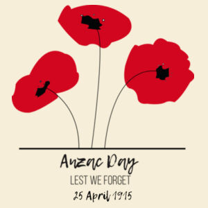 Anzac Day - Custom Print Colours & Date Design