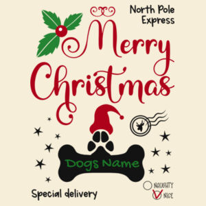 Dog Santa Sack Design