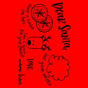 Custom Christmas Tea Towel Design