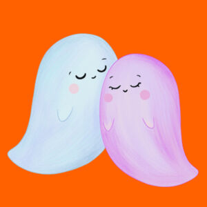 Halloween Ghost Tea Towel Design