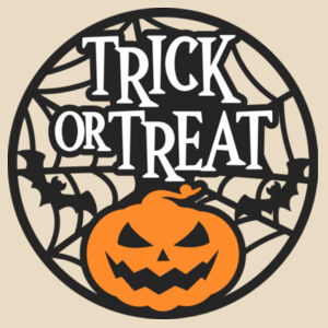 Trick or Treat Pumpkin Halloween Bag Design