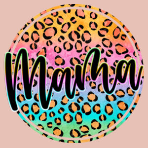 Mama Leopard print Womens Premium Hood  Design