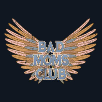 Bad Mums Club Maple Tee Design