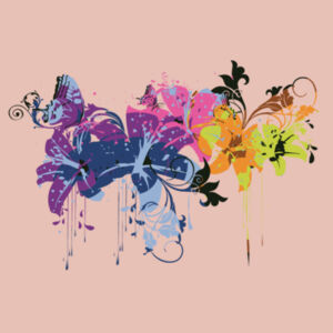 Ladies Floral Jumper Premium Hood Design