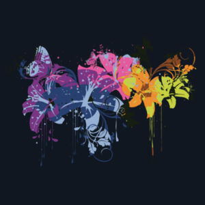 Ladies Floral Jumper Premium Crew Design