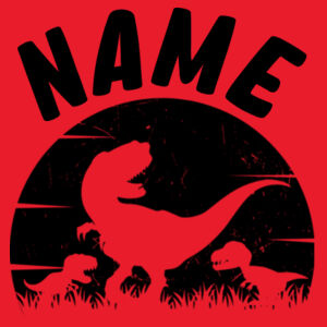 Custom Name Dinosaur Youth Hood Design