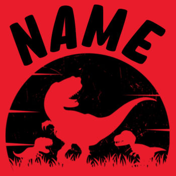 Custom Name Dinosaur Youth Hood Design