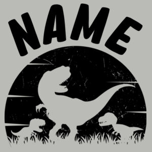 Custom Name Dinosaur Youth Crew Design
