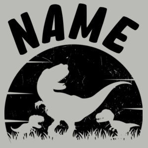 Custom Name Dinosaur Kids Wee Tee Design