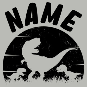 Custom Name Dinosaur Kids Wee Tee Design