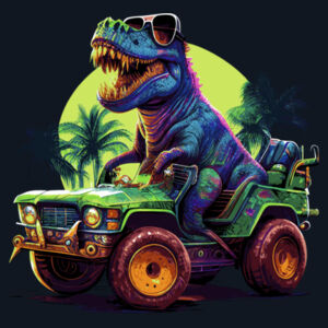 Monster Truck Kids Tee Design