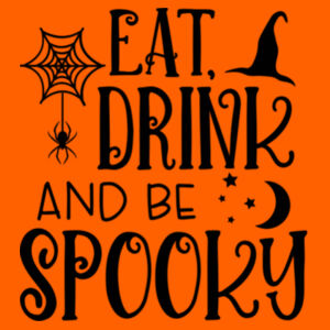 Eat Drink And Be Spooky Tea Towel Design