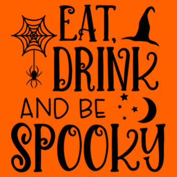 Eat Drink And Be Spooky Tea Towel Design