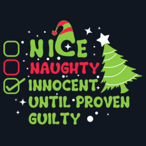 Nice Naughty  Until Proven Guilty  Design