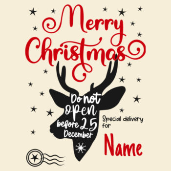 Personalised Merry Christmas Santa Sack  Design