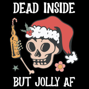 Dead Inside But Jolly AF Cooler Bag  Design
