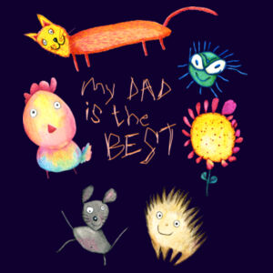 Watercolour Kids Art Crewneck Design