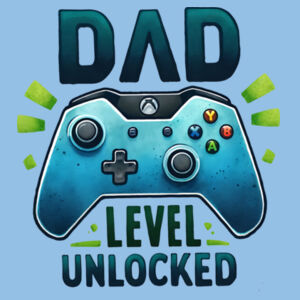 Dad Level Unlocked T-shirt Design