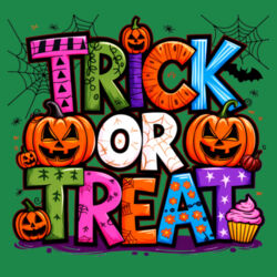 Trick Or Treat Calico Bag Design