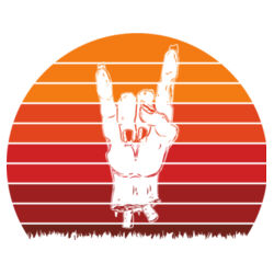 Rock On Skeleton Foam Truckers Cap Design