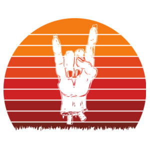 Rock On Skeleton Foam Truckers Cap Design