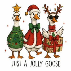 Just a Jolly Goose Staple Tee Design