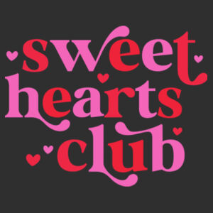 Sweethearts Club Women's Crop Tee - Womens Crop Tee's Design