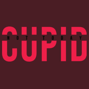 Not Today Cupid Maple Tee - Maple Tee Design