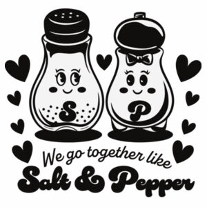 Salt & Pepper Ringer Tee - Womens Ringer Tee's Design