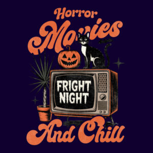 Horror Movies & Chill Relax Hood - Wo's Relax Hood Design