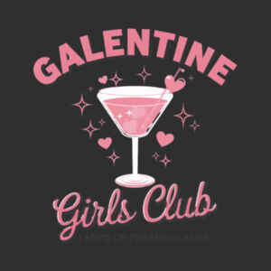 Galentine Girls Club - Carrie Tote Bag Design