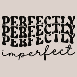 Perfectly Imperfect Text Singlet - SOFT SINGLET Design