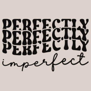 Perfectly Imperfect Text Singlet - SOFT SINGLET Design