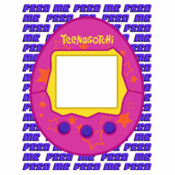 Y2K Teenagotchi - Add your pic - Women's Heavy Tee Design