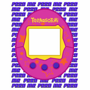 Y2K Teenagotchi - Add your pic - Women's Heavy Tee Design