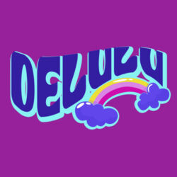 Delulu DTF Print – Purple Brushed Sports Twill Bucket Hat - Brushed Sports Twill Bucket Hat Design