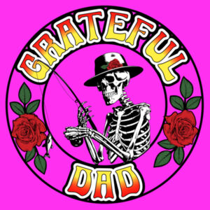 Grateful Dad - Colortone® Tie Dye Adult T-Shirt Design