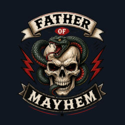 Father of Mayhem - STOCK CONTRAST TRUCKER Design